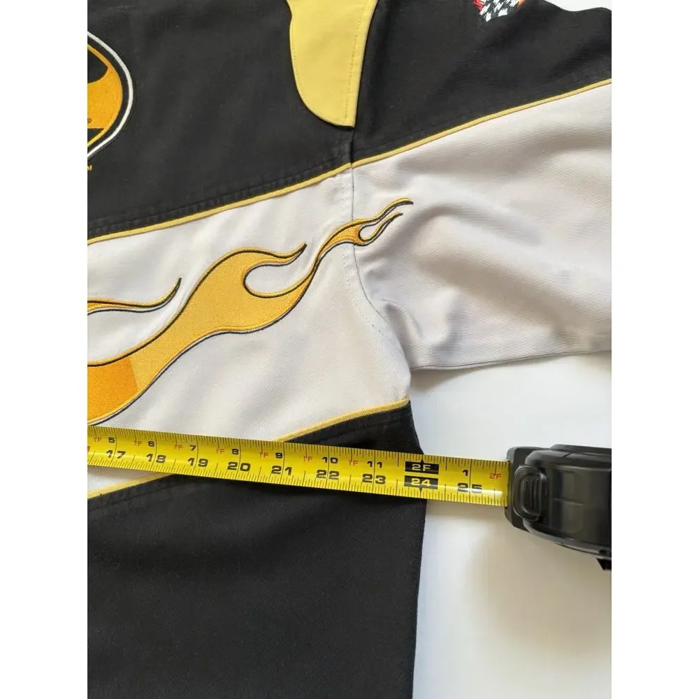 VTG Nascar Nextel 2004 Pit Crew Nascar Button Up Shirt Mens Large